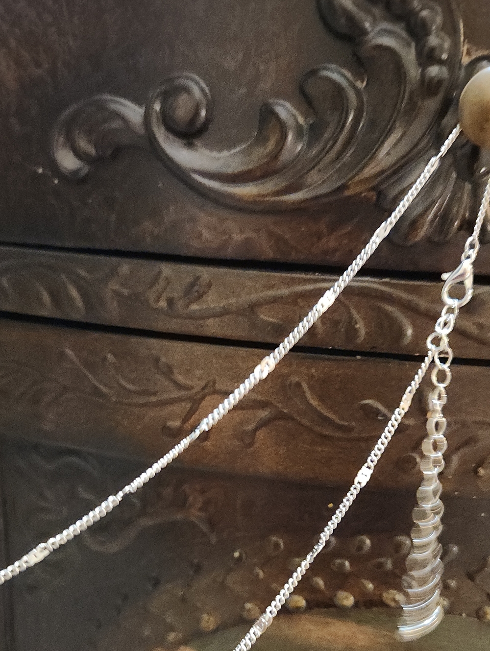 Two-Tone Tree of Life Locket Necklace - Gold & Silver - Picture 4 of 8